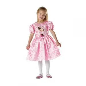 Minnie Klasik Puantiyeli Çocuk Kostümü 5-6 Yaş