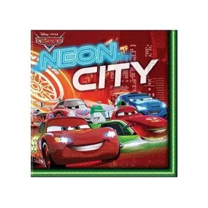 Cars Neon 20'li Peçete