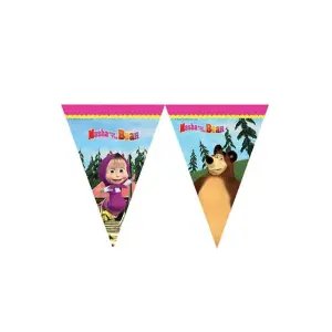 Masha ve Koca Ayı Üçgen Bayrak