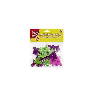 Bu-Bu Kelebekli Simli Eva Sticker