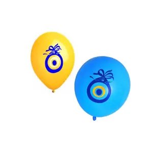 Sweet Party Nazar Boncuğu Baskılı 5'li Balon
