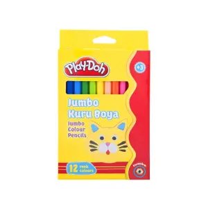 Play-Doh Jumbo Altıgen Kuruboya 12 Renk
