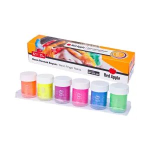 Red Apple Neon Parmak Boyası 25 Ml 6 Renk