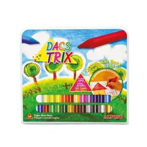 Alpino Dacstrix Üçgen Mum Boya 24 Renk