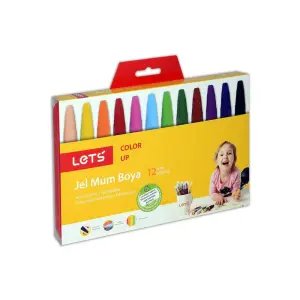 Lets Color Up Jel Mum Boya 12 Renk