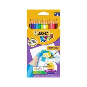 Bic Kids Aquacouleur Kuru-Sulu Boya 12 Renk