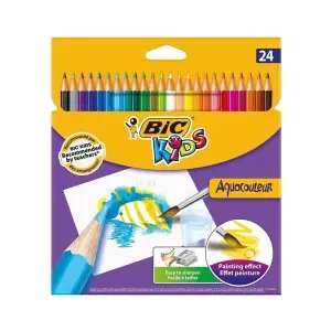 Bic Kids Aquacouleur Kuru-Sulu Boya 24 Renk