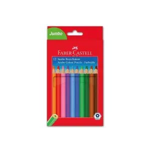 Faber Castell Jumbo Boya Kalemi 12 Renk
