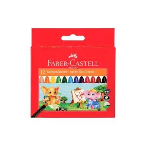 Faber Castell Süper Yıkanabilir Mum Boya 12 Renk