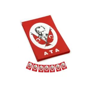 Ata -Ay Yıldız Büyük İpli 50'li Bayrak