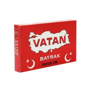 Vatan Türk Bayrağı 70X105 Cm