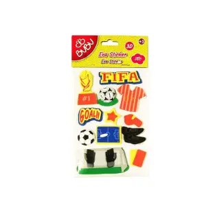 Bubu 3D Fifa Eva Sticker