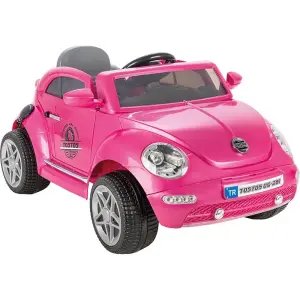 Pilsan Tostos 12V Kumandalı Akülü Araba Metalik Pembe