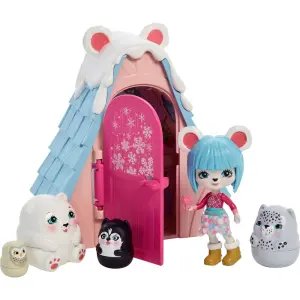 Enchantimals Secret Besties Kutup Ayısı Pawbry'nin Kulübesi GTM50