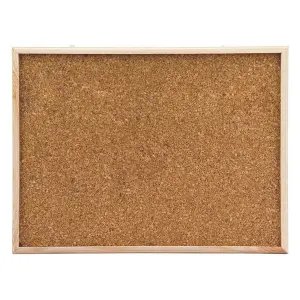 Ahşap Çerçeve Mantar Pano 60X90 Cm