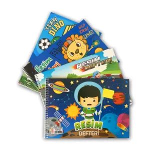 Defne Spiralli 15 Yp Resim Defteri 17X24 Cm