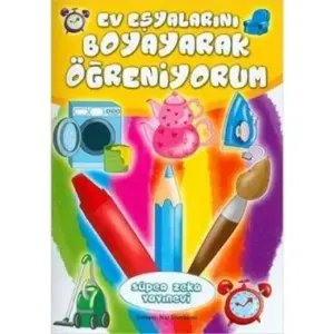 Ev Eşyalarını Boyayarak Öğreniyorum
