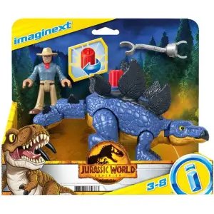 İmaginext Jurassic World Stegosaurus & Dr. Grant GVV64