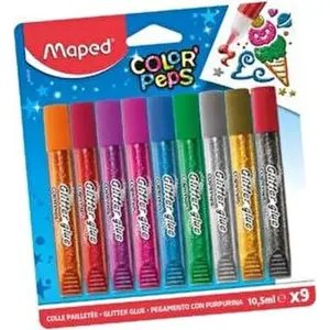 Maped Color'peps Parlak Renkler Simli Yapıştırıcı Seti