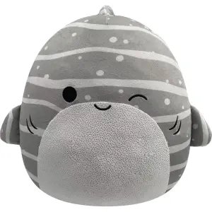 Squishmallow Gri Çizgili Balina Sachie 30 Cm
