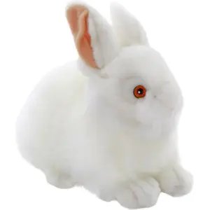 Animals Of The World Beyaz Tavşan Peluş 23 Cm