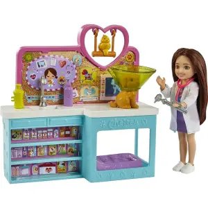 Barbie Chelsea Meslekleri Öğreniyor Veteriner Oyun Seti HGT12