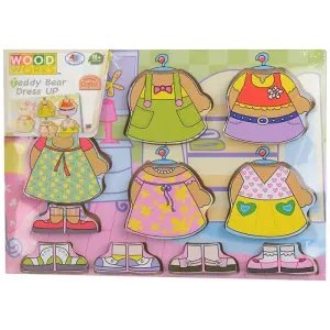 Teddy Bear Dress Up Ahşap Giydirme Oyunu