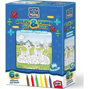 Art Kids Puzzle Çöz & Boya Toplama 100 Parça 5846