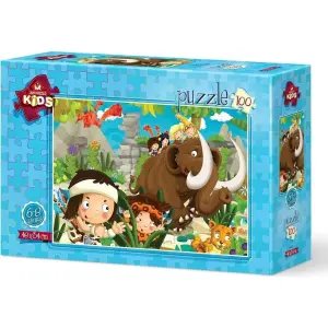 Art Kids Puzzle Mağara Çocukları 100 Parça 5621