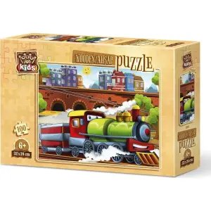 Art Kids Nereye Çufçufluyoruz? 100 Parça Ahşap Puzzle 5898