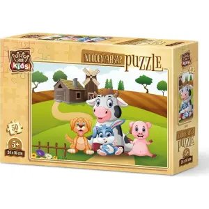 Art Kids Çiftlik Pozu 50 Parça Ahşap Puzzle 5888