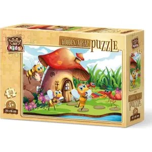 Art Kids Şarkıcı Arı ve Orkestrası 25 Parça Ahşap Puzzle 5883