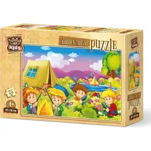 Art Kids Meraklı Kampçılar 25 Parça Ahşap Puzzle 5872