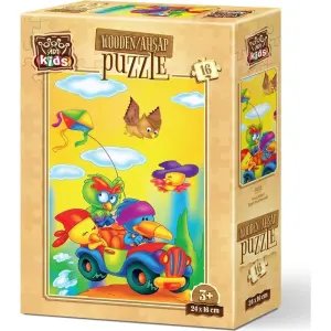 Art Kids Çılgın Uçurtmacılar 16 Parça Ahşap Puzzle 5853