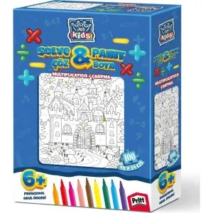 Art Kids Puzzle Çöz & Boya Çarpma 100 Parça 5848
