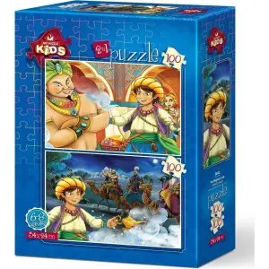 Art Kids Puzzle Sihirli Lamba 2 İn 1 100 Parça 5642