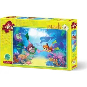 Art Kids Puzzle Dalgıç Çocuklar 50 Parça 4499