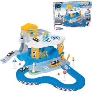 2 Katlı Polis Garaj Seti ve Mega Pist