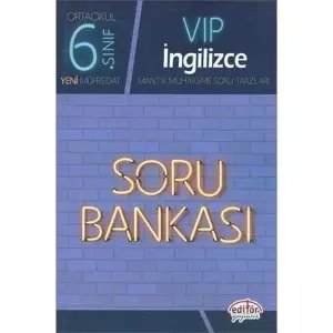 6. Sınıf Vip İngilizce Soru Bankası
