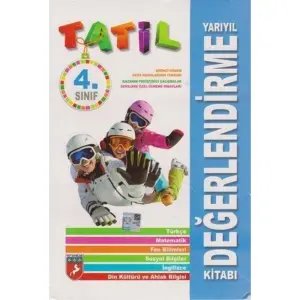 4.Sınıf Tatil Yarıyıl Değerlendirme Kitabı
