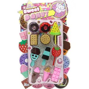 Dondurma-Şeker-Donut-Çikolata 11 Parça Set