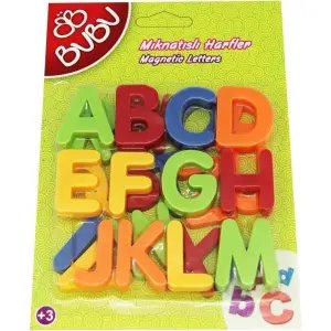 Bu-Bu Mıknatıslı Harfler 26 Parça