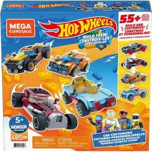 Mega Construx Hot Wheels Aksesuarlı 4'lü Araç Seti