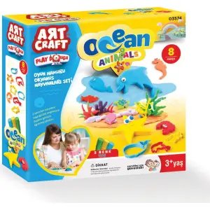 Art Craft Okyanus Hayvanları Oyun Hamuru Seti