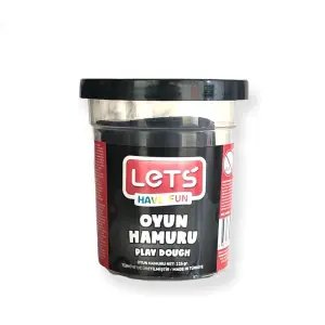 Lets Oyun Hamuru 115 Gr - Siyah