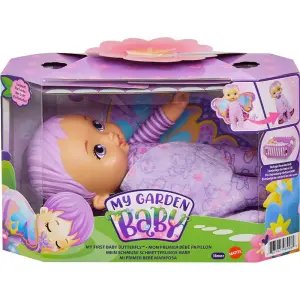 My Garden Baby İlk Kelebek Bebeğim Mor Saçlı HBH39