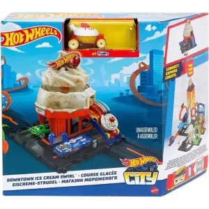 Hot Wheels Şehir Hayatı Serisi Dondurma Pisti Oyun Seti HKX38