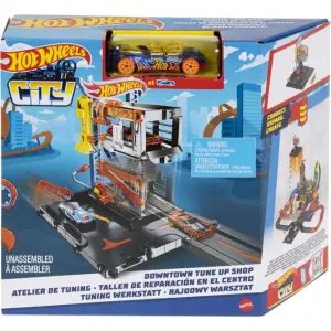Hot Wheels Şehir Hayatı Serisi Merkezi Tamir Dükkanı Oyun Seti HDR25