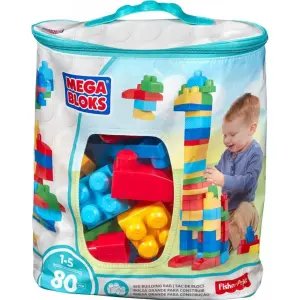 Mega Bloks 80 Parçalı Mavi Blok Torbası DCH63