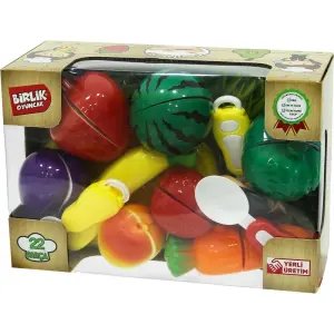 22 Parça Kesilebilen Sebze ve Meyve Oyun Seti